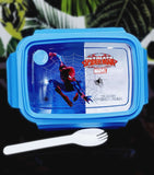 Cool Spiderman Lunch Box For Kids High Quality BPA Free Plastic Food Container For School