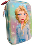 Smiggle Frozen Hardtop Pencil Case School Stationery Pouch Big Storage School Supplies Organizer For Kids and Teens Students