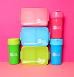 Lunch Box With Water Bottle High Quality Plastic BPA Free Food Container Set For Kids, Multiple Section Lunch Box With Spoon