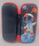 3D Embossed Astronaut Stationery Pouch Shining EVA Pencil Case Fancy Accessories Storage Pouch For Kids