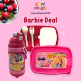 Barbie Lunch Box And Water Bottle Deal Girls/Kids School Lunch Box and Water Bottle Deal