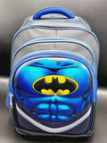 Batman Themed Shoulder Bag For Boys - Stylish 3D Superhero Backpack For 2 to 8th class Students