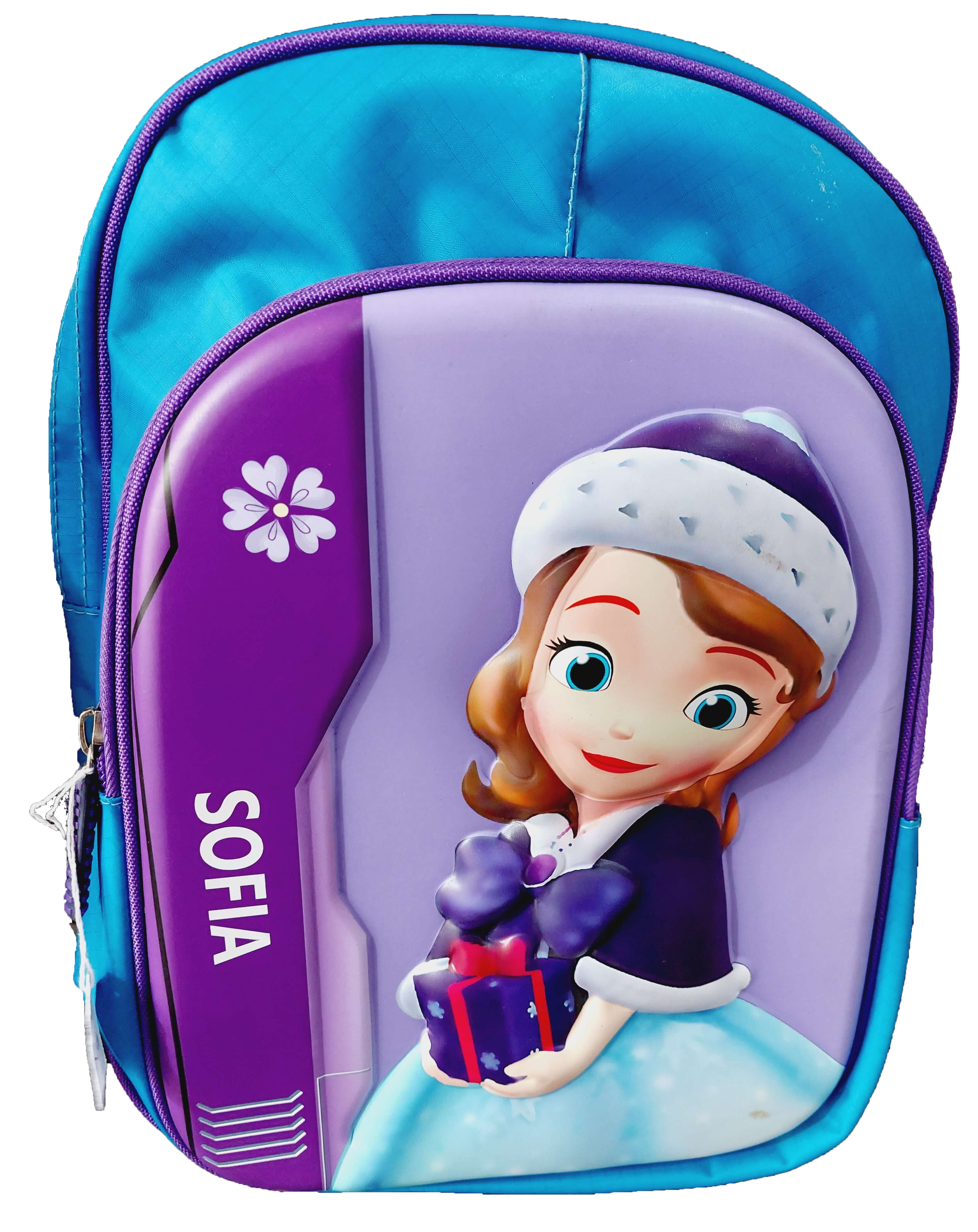 Sofia Themed Stylish Backpack For Girls Preschooler Waterproof Schoo