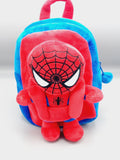 Spiderman Plush Toy Stuffed Bag For Toddlers - Mini Cartoon Plush Toy Backpack for Preschoolers