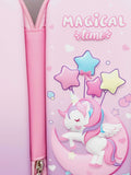 Magical Unicorn Pencil Case For Girls Cute Accessories Storage Pouch