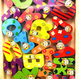 Buy High Quality Wooden Capital Alphabet A-Z with Colorful Cartoon Design