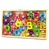 Buy High Quality Wooden Capital Alphabet A-Z with Colorful Cartoon Design