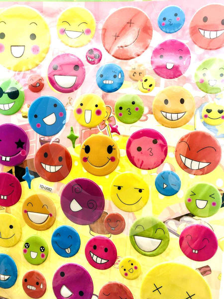 Buy Stickers High Quality Smiles 3D Stickers For kids Art & Craft –