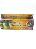 Kidco Poster Colors + Glitter - 7 Colors with Brush