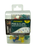 Colorful Board Thumb Pins Stationery Pins & Clips Pack