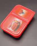 Food Container Two Section Kids Lunch Box Cars
