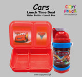 Cars Lunch Box And Water Bottle Deal Boys | Kids School Lunch Box and Water Bottle Deal