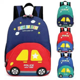 Police Car Backpack For Kids - Best and Imported Quality Shoulder Bag For Boys