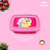 Princess Pattern Kids Lunch Box Pink
