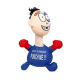 Electronic Punch Me Anti-Stress Stuffed Figure Doll Relieve Soft Plush Toys Punching And Screaming Sound Stuffed Toys