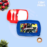 Spiderman Kids Lunch Box | High Quality Attractive Food Container | Lunch Box for School Kids Girls