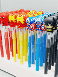Superhero themed Sikka lead Pencil Batman, Spiderman, Ironman, Captain America Pencil For kids