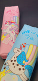 Unicorn Fashion Stationery Pencil Pouches For Girls Pencil Case Zipper Stationery Purse