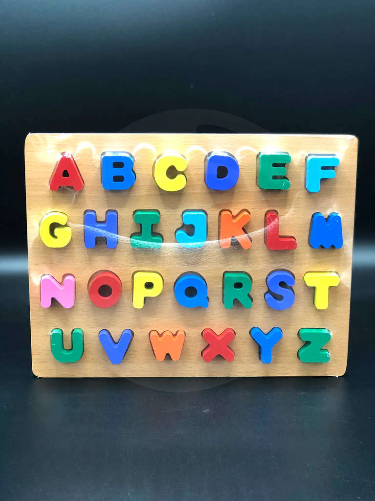 Buy 3D Capital Alphabets Board Wooden Alphabetic illustration