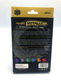 Keep Smiling Metallic Acrylic Paints 30ML Pack Of 6 Colors