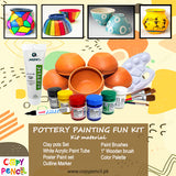 Clay Pottery Painting Fun Activity Kit For Kids