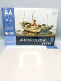 Keep Smiling Water Color Pad 12 Sheets Of A4 Size for Art Painting, Wet & Mixed Media Water Color Painting