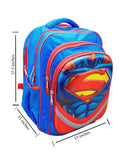 Superman Themed Backpack Dimensions