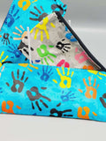 Printed Zipped Pencil Case Stationery Pouch For Boys and Girls