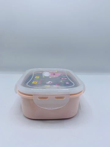 "Nice Food" Cartoon Stainless Steel Lunch Box for Kids