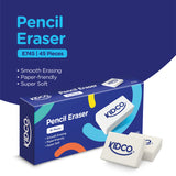 Kidco White Eraser for kids 45Pcs Pack