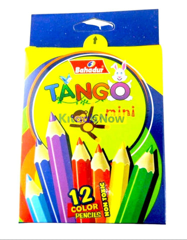 Bahadur Tango Mini Color Pencil Set – 12 Bright Shades for Kids