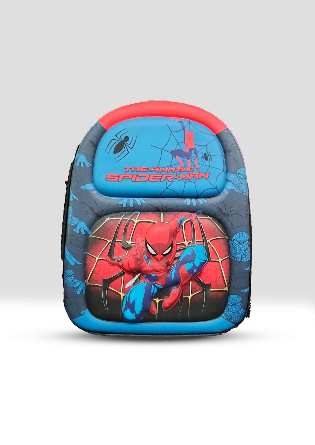 Spider-Man 3D Kids Backpack – Hard Shell Avengers School & Picnic Bag