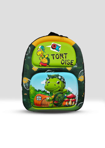 Tortoise 3D Kids Backpack – Hard Shell School & Picnic Bag
