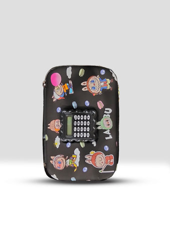 Lalabu Blue Pencil Pouch with Calculator – Large Capacity Kids Stationery Case