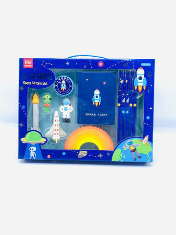 Space Fleet Intergalactic Astronaut & Galaxy 11-Piece Writing Stationery Gift Set
