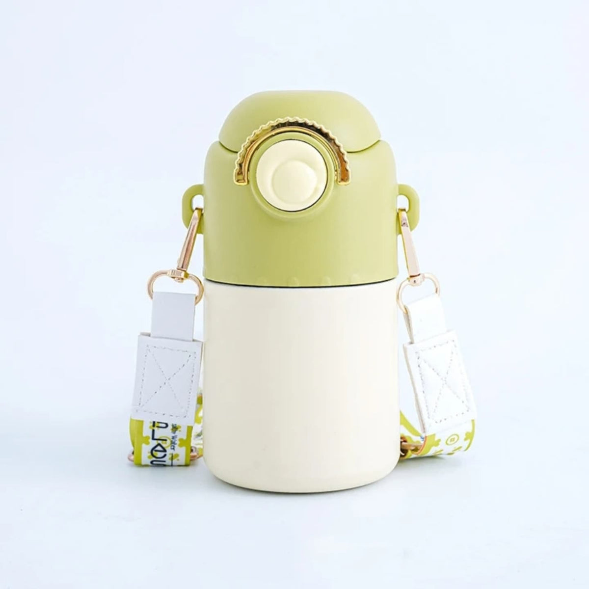 Chubby Candy-Color Vacuum Flask with One-Touch Lid