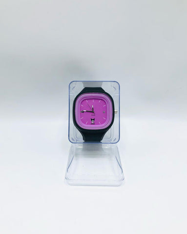 Kuromi Square Dial Analog Wrist Watch – Cute Character Watch for Girls
