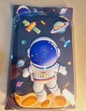 3D Space Astronaut Pencil Case For Kids, Multi Compartment Outer Space Stationery Pouch With 3D Embossed Design Cover