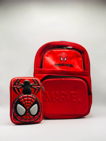 Spider-Man 2-in-1 School Set – Superhero Pouch & Backpack Combo for Boys