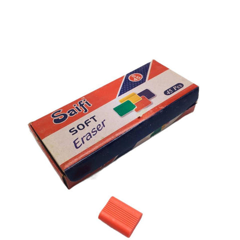Saifi Soft White Erasers – 45-Pack for Classrooms & Stationery Kits