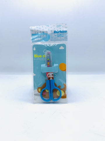 "Rainbow Bao" Kids' Safety Scissors with Protective Cap