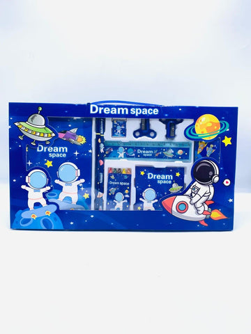 Dream Space Astronaut Theme Stationery Set for Kids - 10 Piece Deluxe School Supply Kit