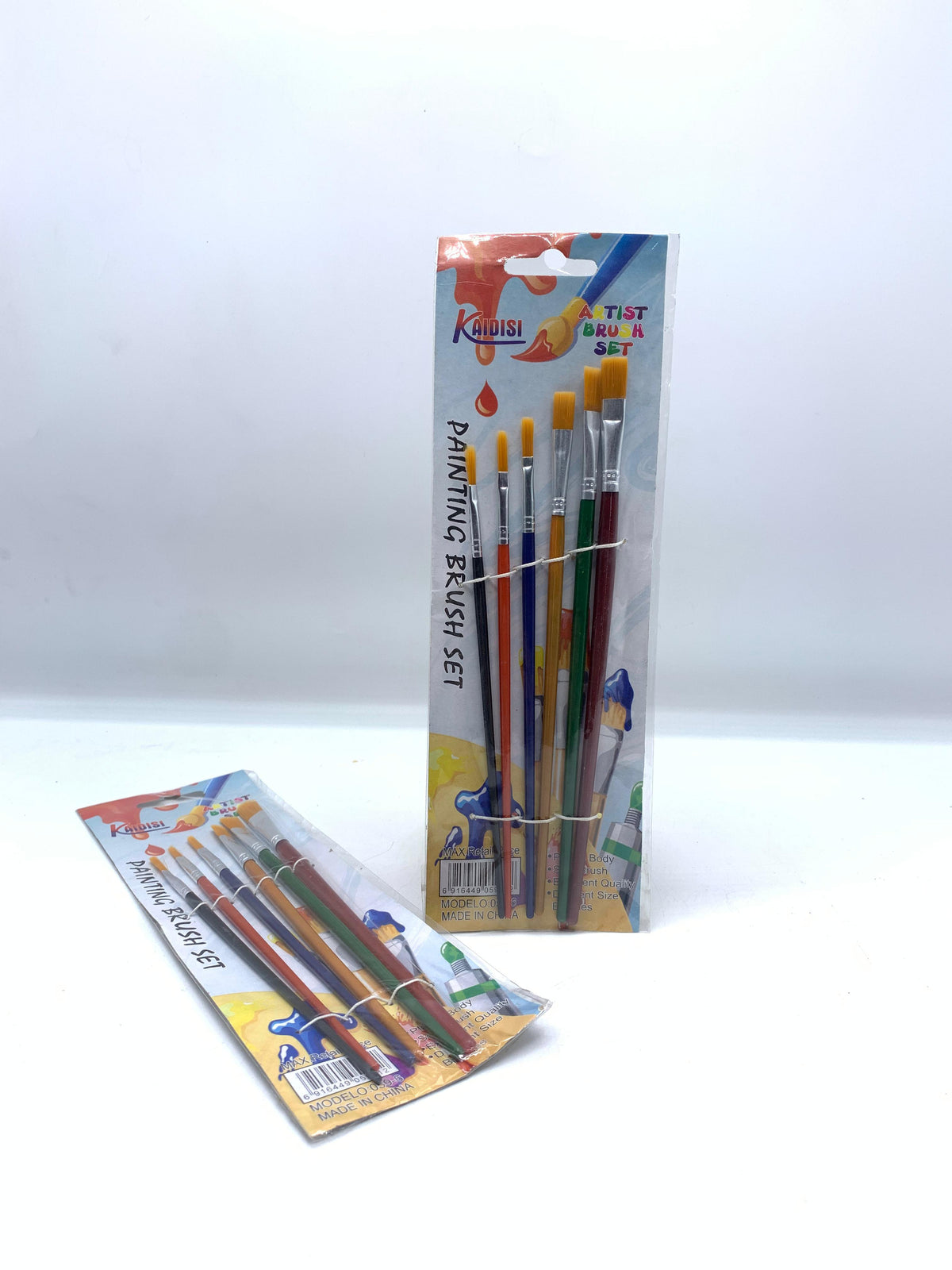 Kids' & Beginners' Painting Brush Set - Assorted Sizes (6 Pcs)