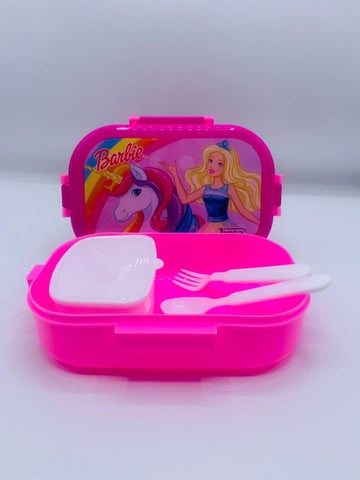 Tinta Barbie Dreamtopia Unicorn Lunch Box - Secure Clip Closures