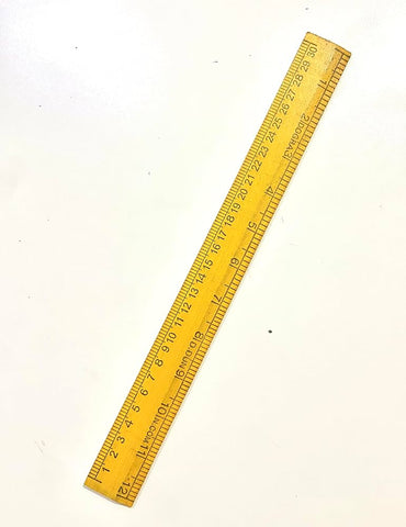 Wood Scale with Blade Edge