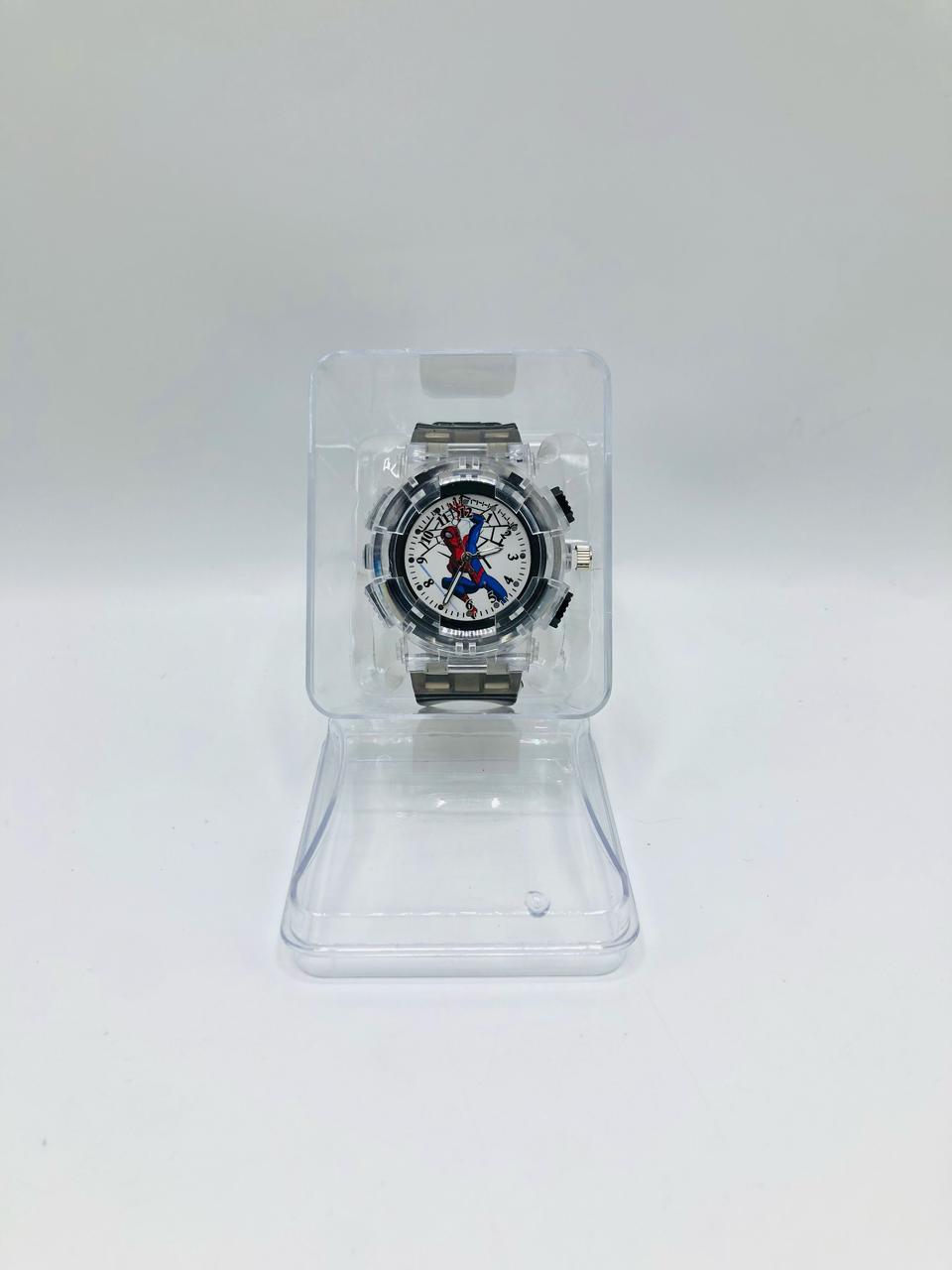 Spider-Man Light-Up Analog Kids’ Wrist Watch – Fun Superhero Timepiece