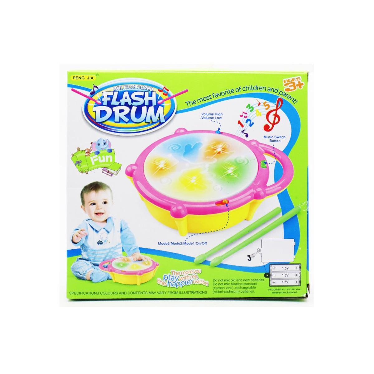 PENG JIA Melody Flash Drum - Learning & Musical Toy