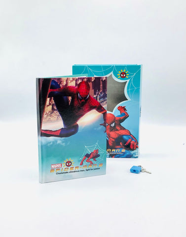 Spider-Man Hero Lock Diary – Confidential Notes for Boys