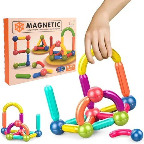 Magnetic MindBuilder 42-Piece Construction Set – Creative STEM Building Toy