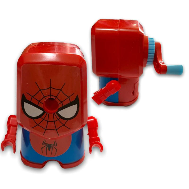 Spiderman Themed Manual Rotary Sharpener – Fun & Durable for Kids